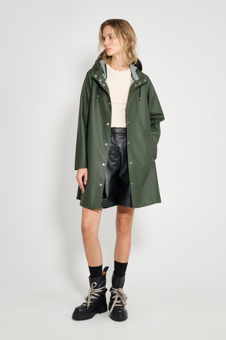 Mosebacke Lightweight Raincoat, Alternate, color, Green