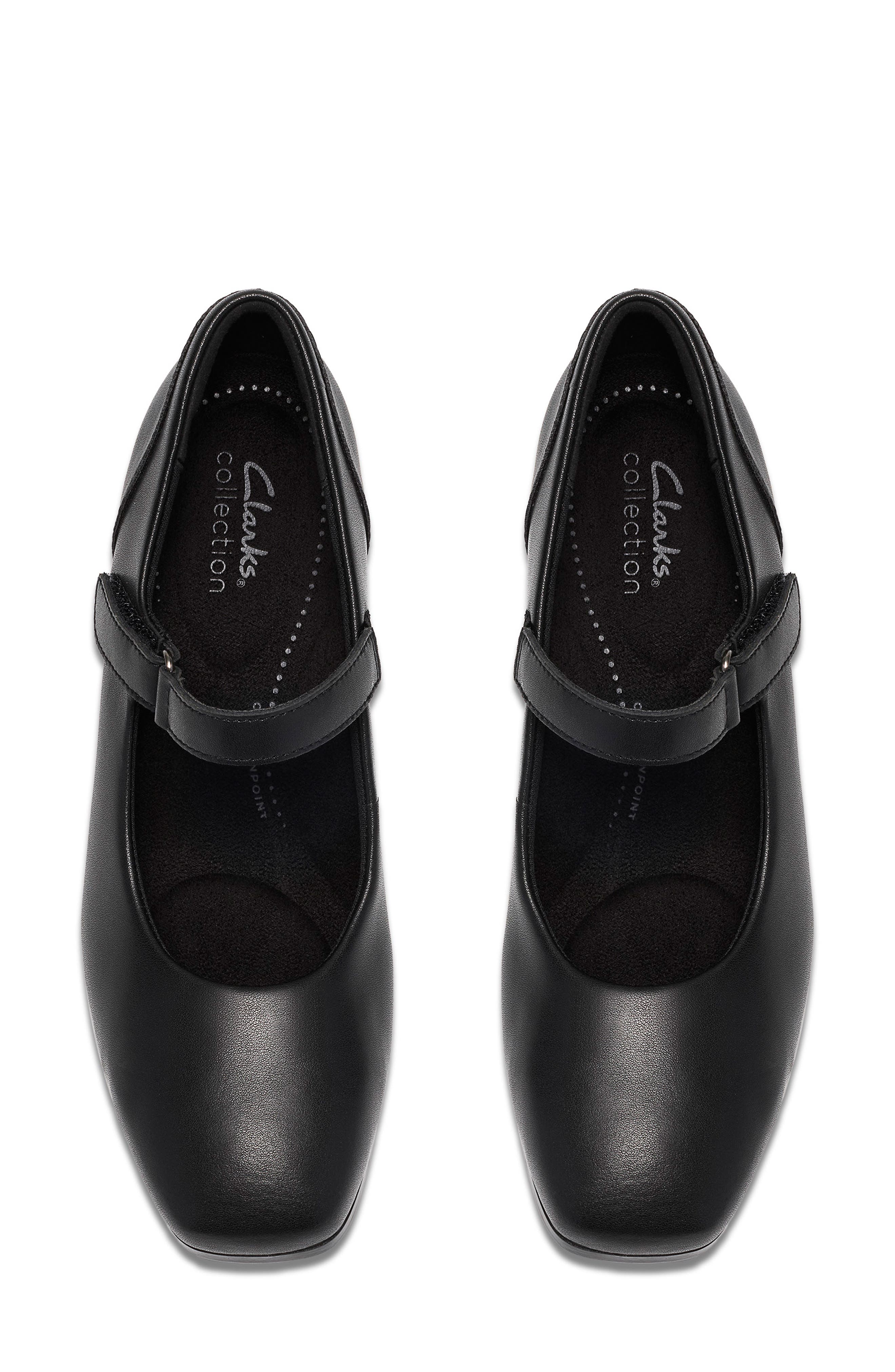 Marriann Jane Mary Jane Pump, Alternate, color, BLACK LEATHER