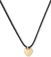 Jennifer Fisher Puffy Heart Cord Choker Necklace