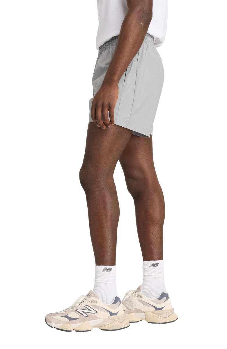 New Balance Athletics Woven Stretch Nylon Shorts, Alternate, color, Slate Grey