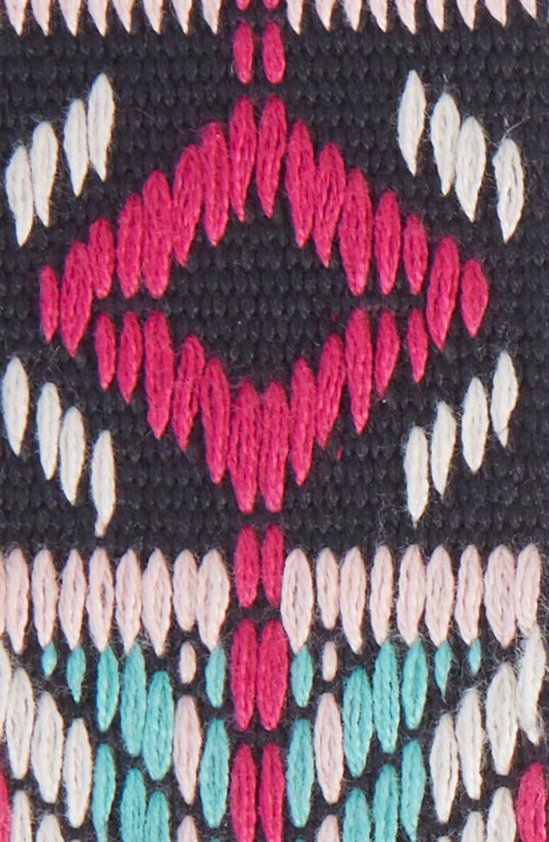 Isabel Marant Nyess Geo Embroidered Woven Belt, Alternate, color,