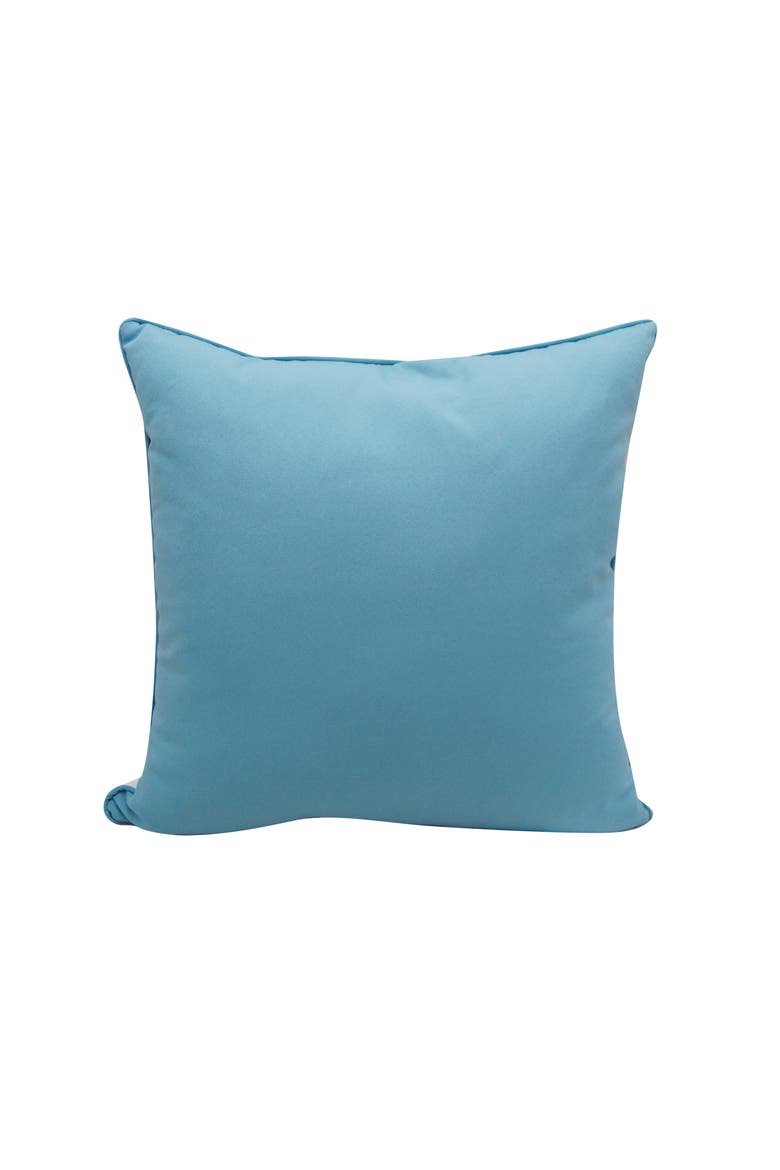 Blue Heron & Saltmarsh Indoor/Outdoor Accent Throw Pillow, Alternate, color, Blue