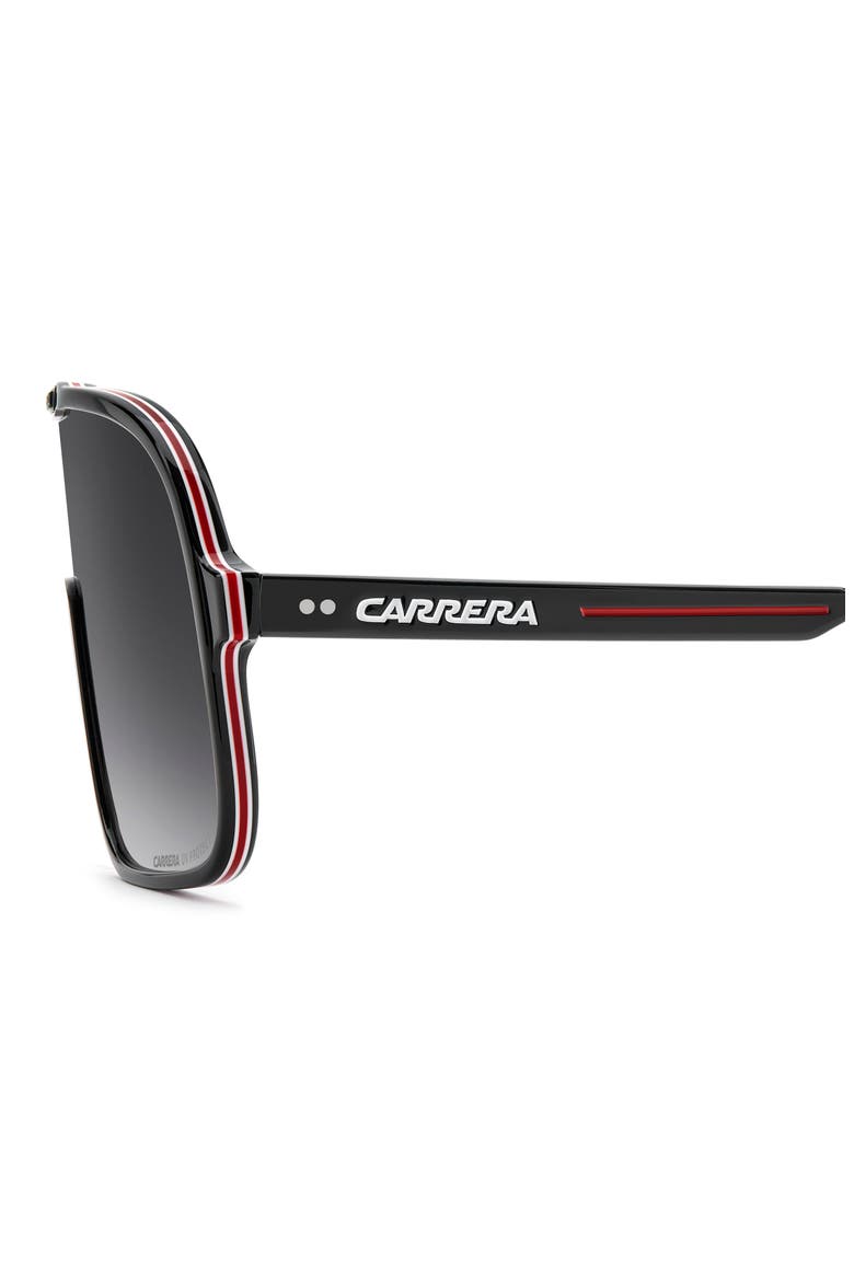 C Sport 99mm Gradient Shield Sunglasses, Alternate, color, BLACK RED/ DARK GREY SF