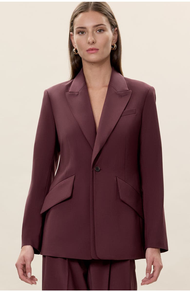 Rebecca Taylor Stevie Blazer, Main, color, Plum