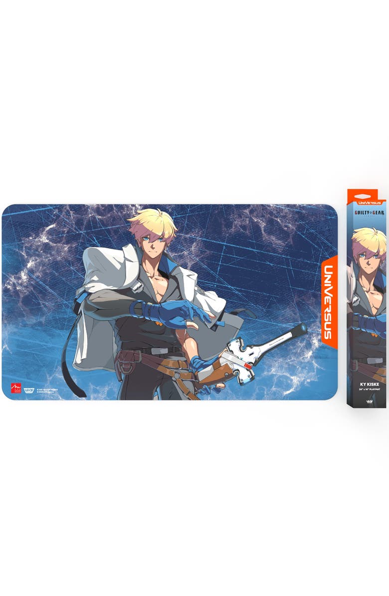 UniVersus GUILTY GEAR, STRIVE, Playmat, Ky Kiske 24x14 Inch Neoprene Mat, Alternate, color, Multicolored