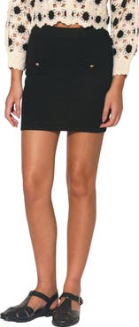 Walter Baker Leah Ribbed Sweater Skirt