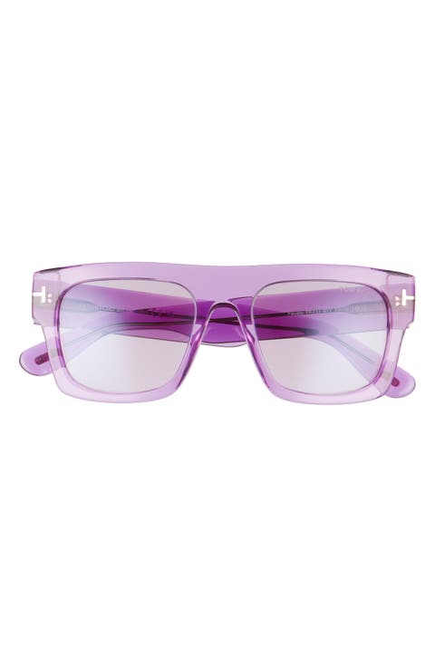 Fausto 53mm Geometric Sunglasses