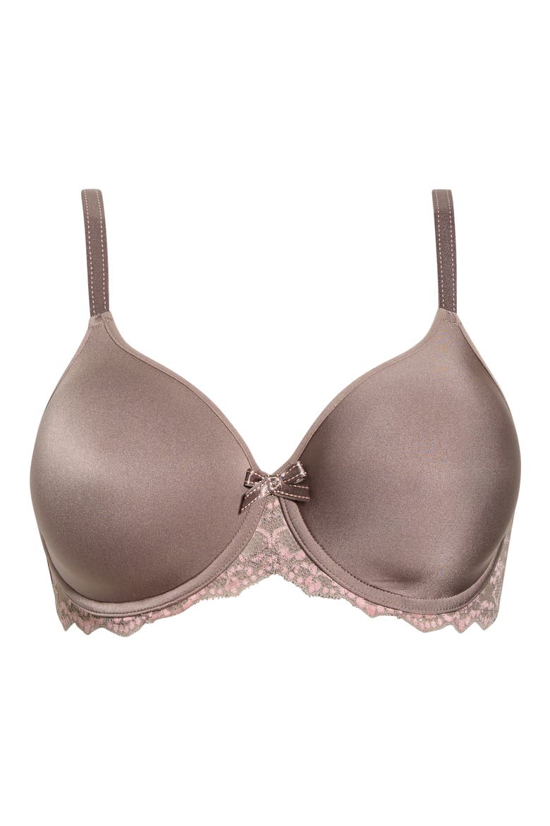 Rive Gauche Full Coverage T-Shirt Bra, Main, color, BRONZED TAUPE / ROSE SABLE