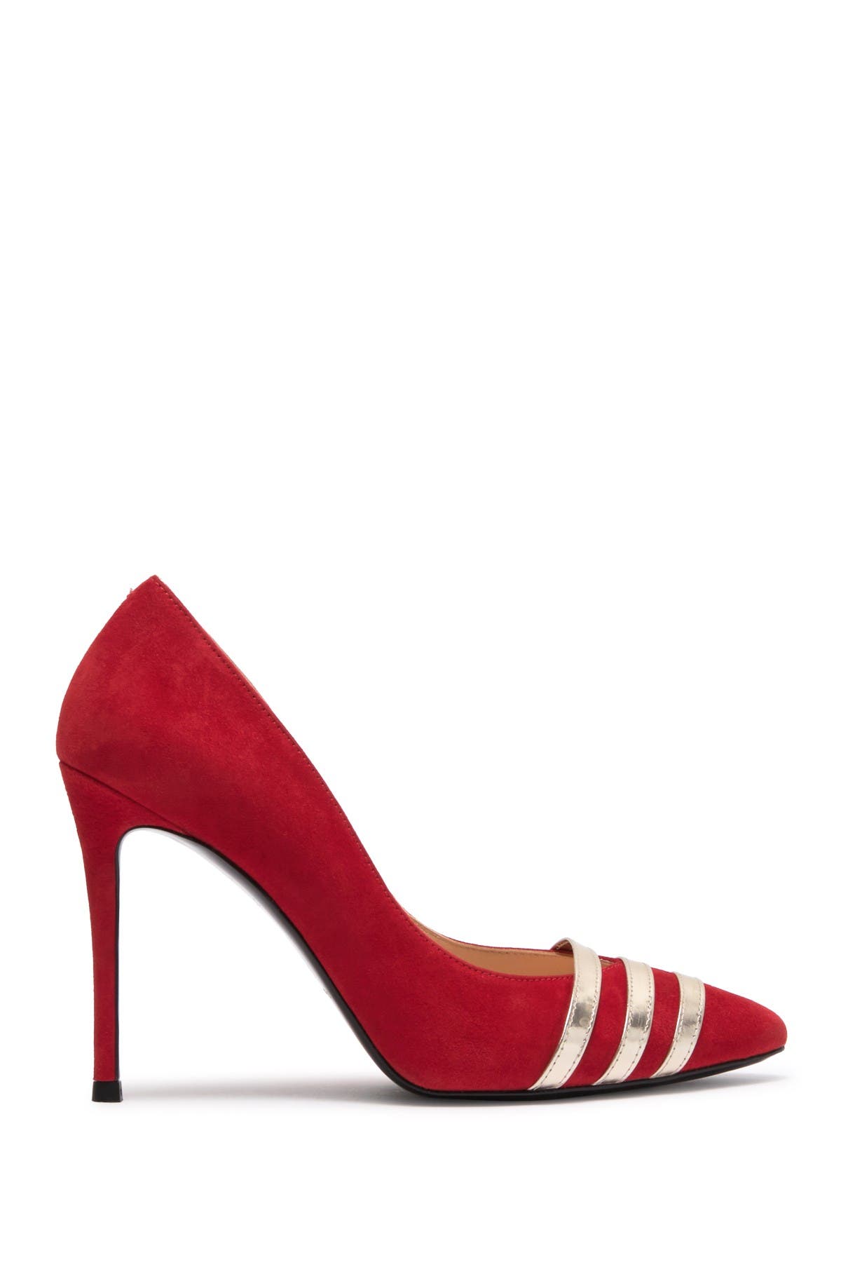 TAMARA SIMONE Pointed Toe Metallic Striped Pump (Women) | Nordstromrack