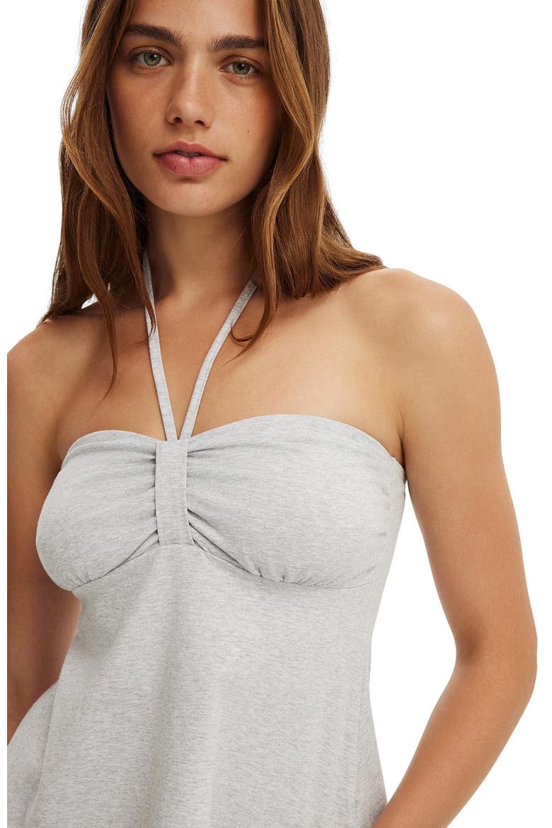 Women's Lucy Babydoll Halter, Alternate, color, Grey Marle