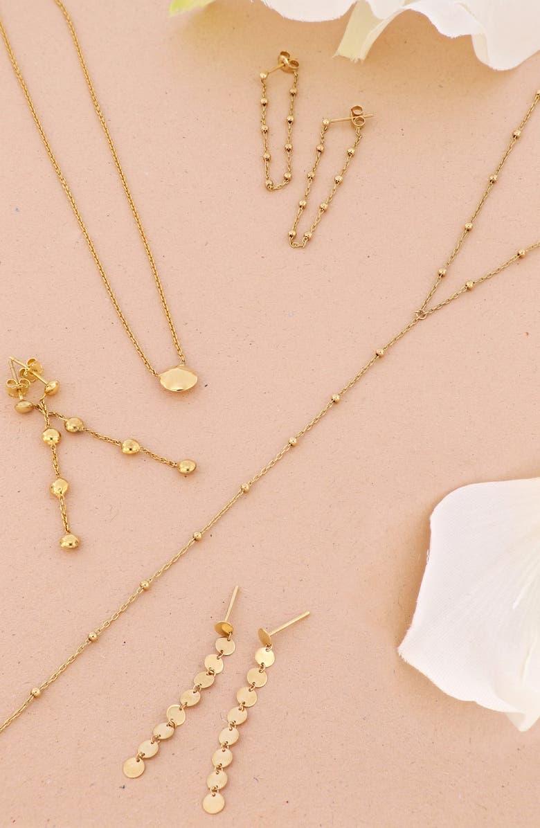 Bony Levy Mykonos 14K Gold Station Y-Necklace, Alternate, color,