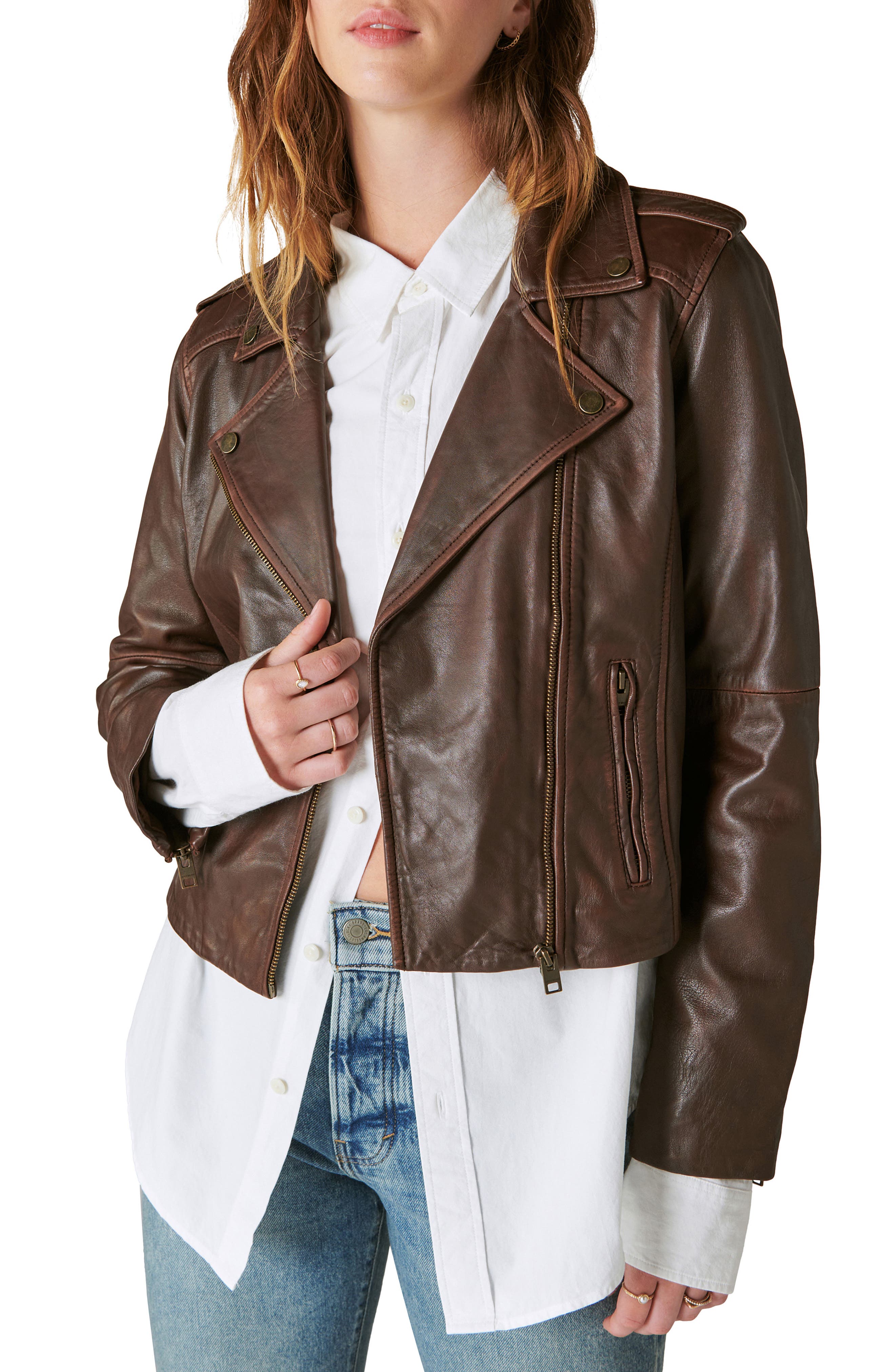 Leather Moto Jacket - image 3