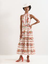 Phase Eight Nita Halter Neck Floral Dress