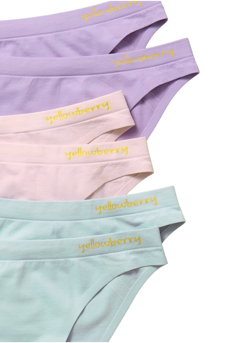 6PK Scout Seamless Underwear, Alternate, color, Mellow Daisy