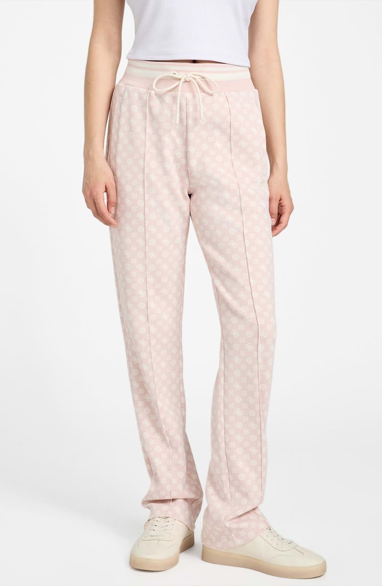 GUESS New Aggie Straight Leg Pants, Main, color, Pink