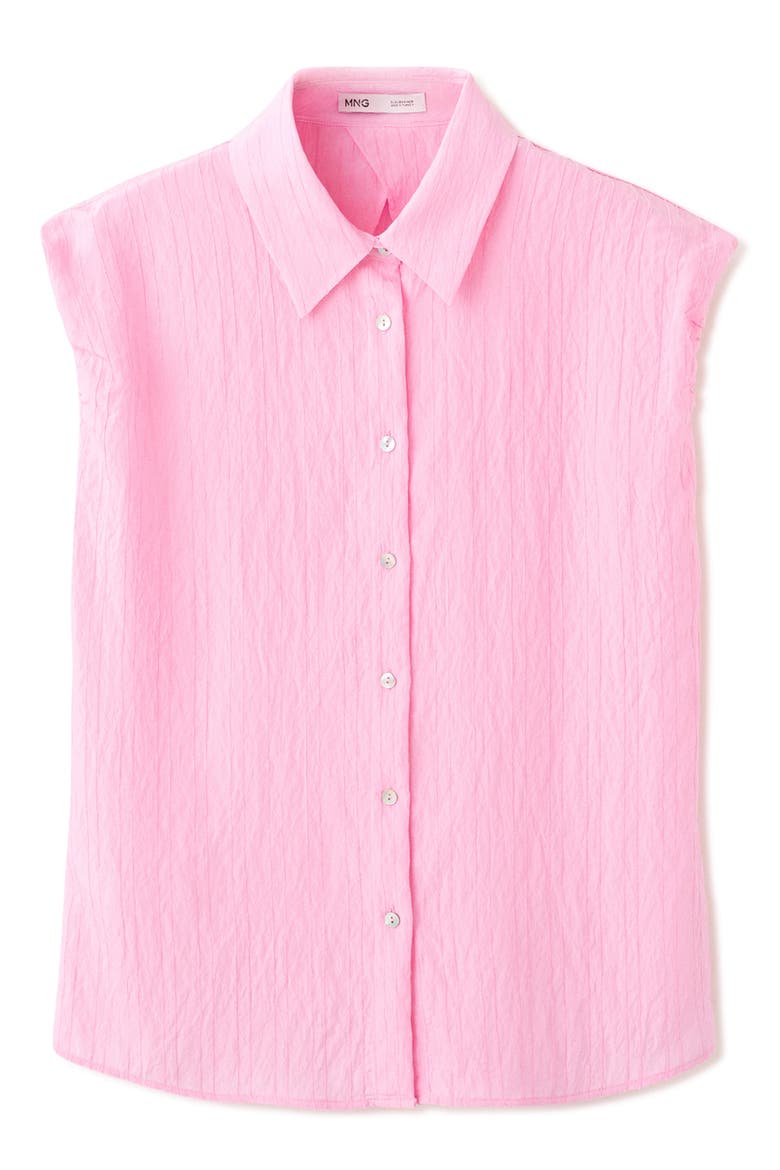 Embroidered Striped Shirt, Alternate, color, PINK