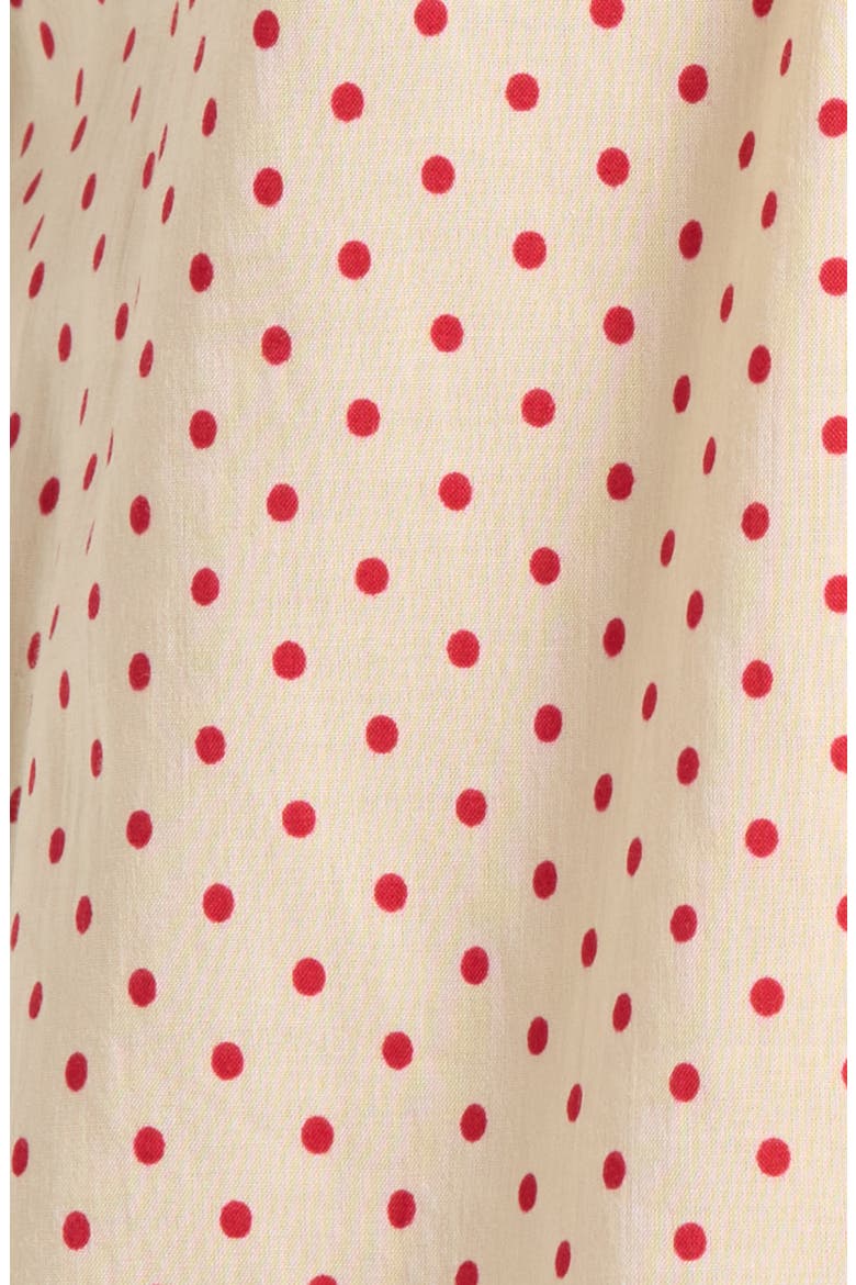 Hazel Eyelet Organic Cotton Blend Pajamas, Alternate, color, MARILYN DOT