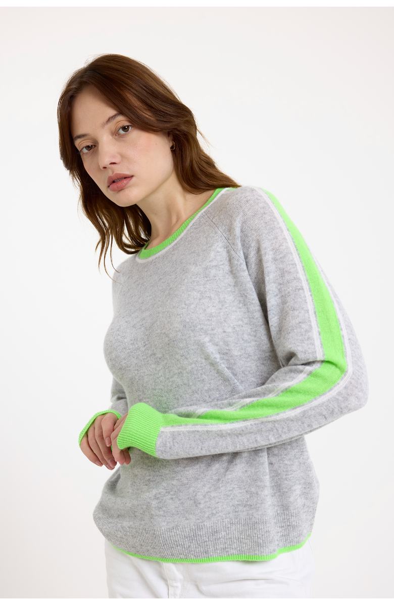 Brodie Pure Cashmere Long Sleeve 100% Cashmere Sweater, Main, color, Super Grey