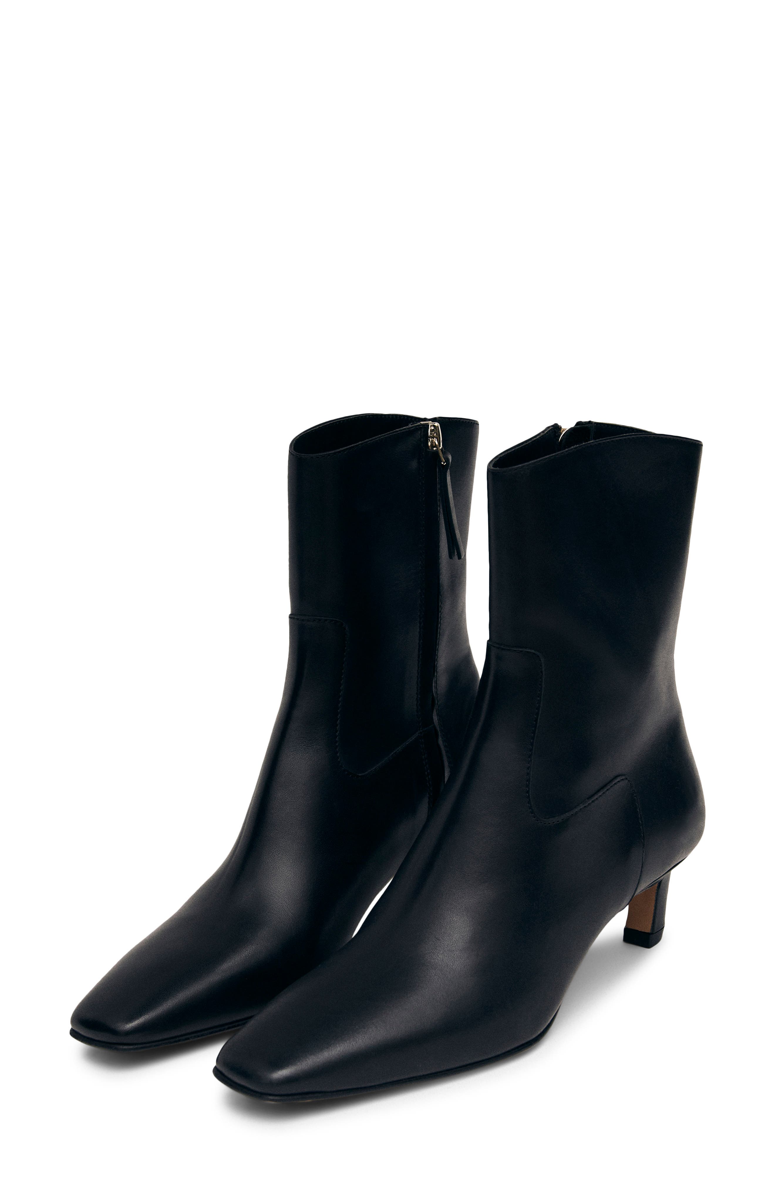 ALOHAS Nash Kitten Heel Bootie, Main, color, Black