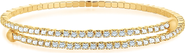 Donatello Gian Gold-Tone Wrap Around Crystal Bracelet