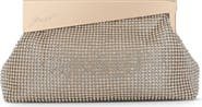 Jewel Badgley Mischka Ivy Asymmetrical Crystal Pouch Clutch
