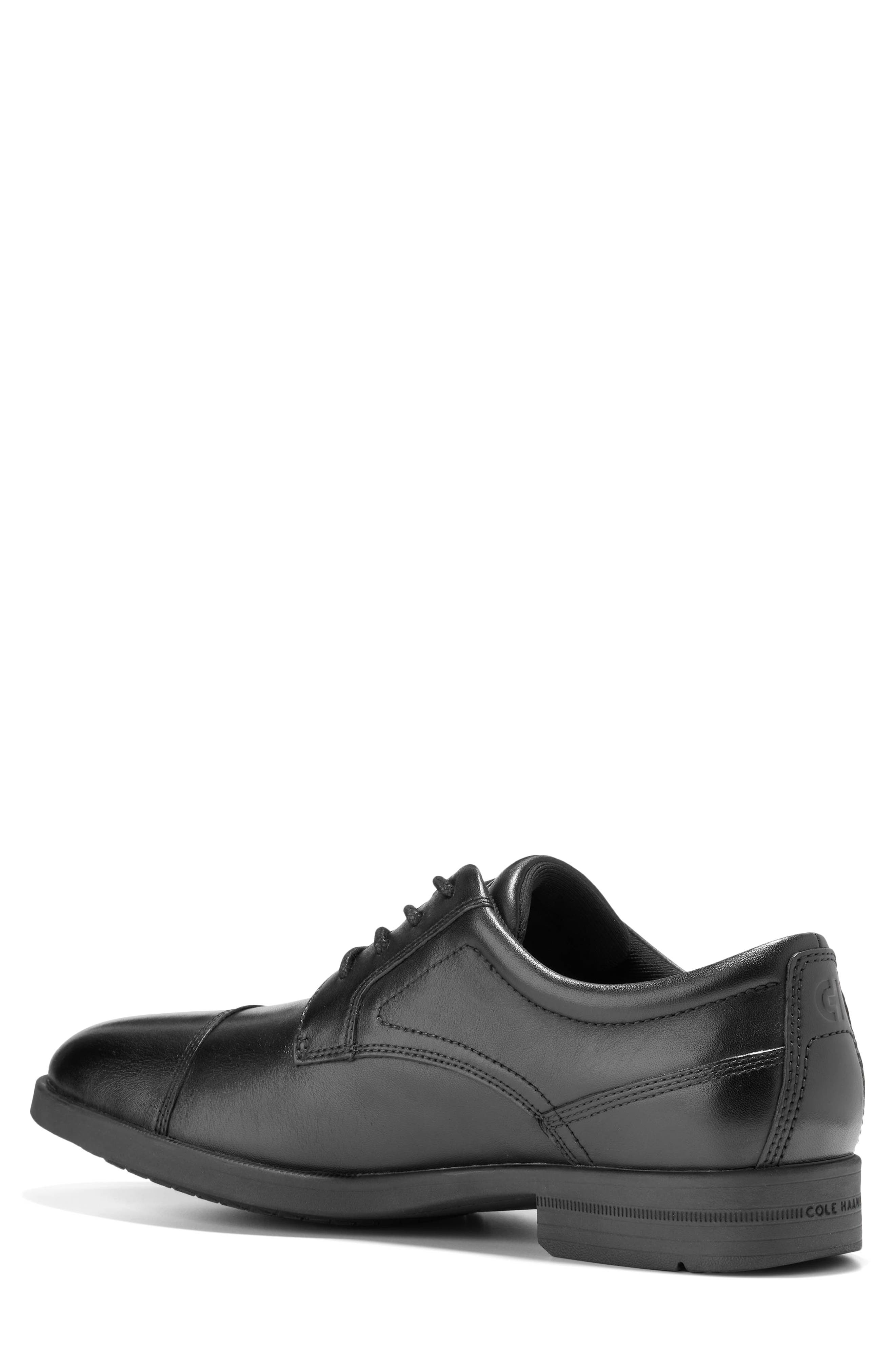 Hartsfield Grand Cap Toe Oxford, Alternate, color, BLACK / BLACK