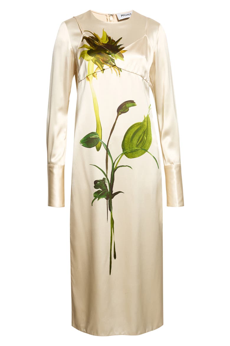 Deconstructed Silk Tunic, Alternate, color, IVORY MULTI