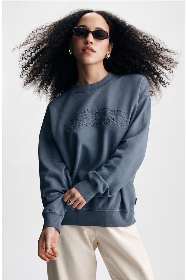 Folk Crweneck Sweatshirt, Alternate, color, FOLKSTONE GRAY