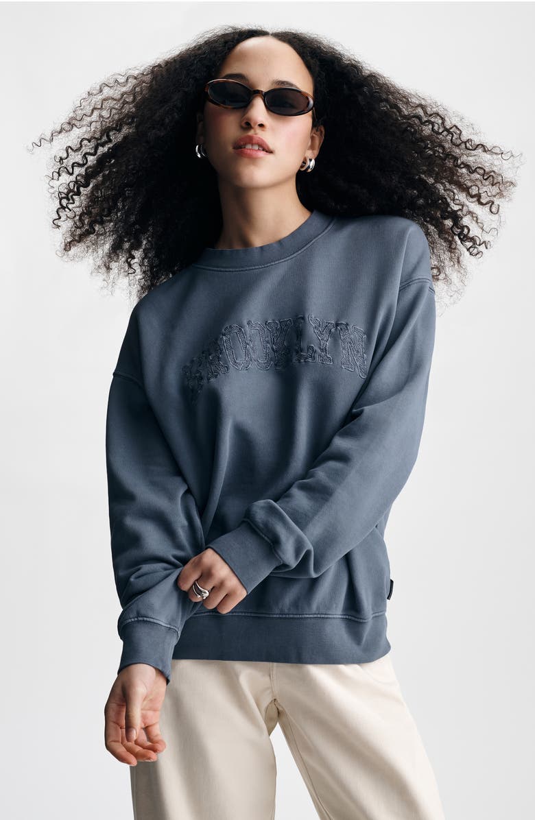 Brooklyn Industries Folk Crweneck Sweatshirt, Alternate, color, 