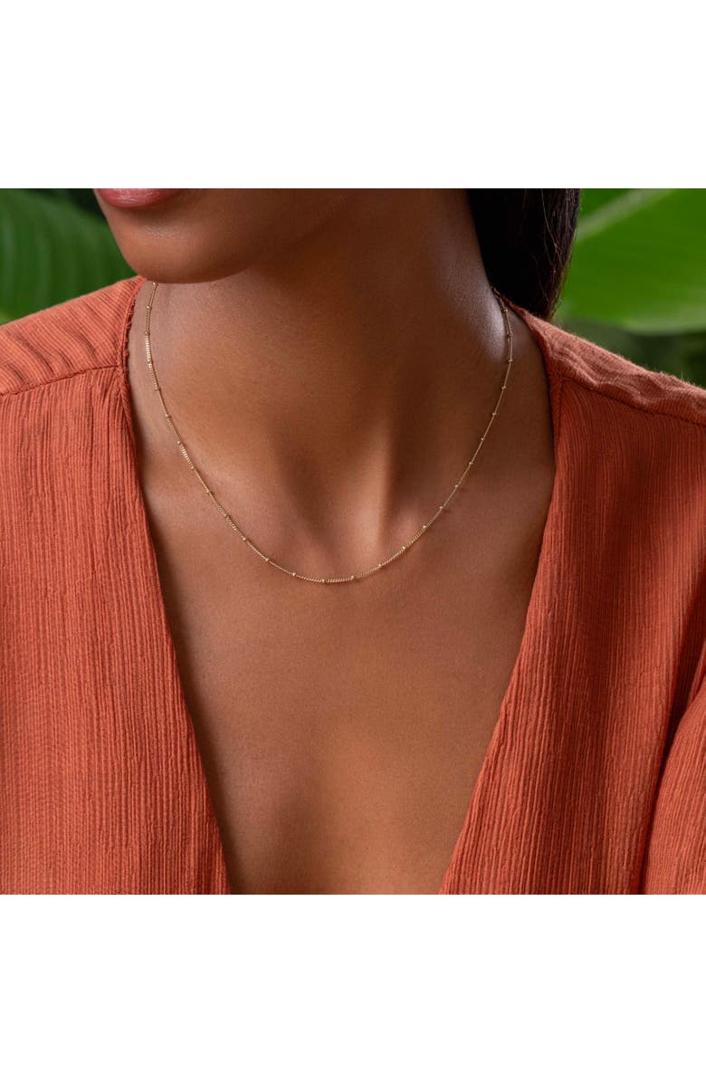 Karma and Luck Endless Link - Diamond Cut Gold Necklace, Alternate, color, Gold