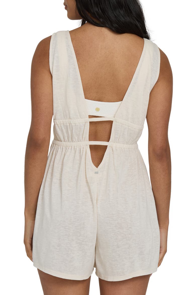 Golden Sun Cover-Up Romper, Alternate, color, WHITE CAP