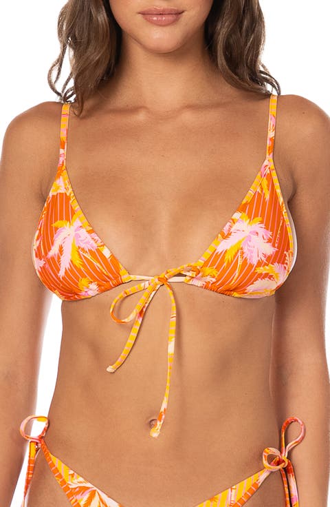 Sunkissed Shore Gingerly Reversible Bikini Top