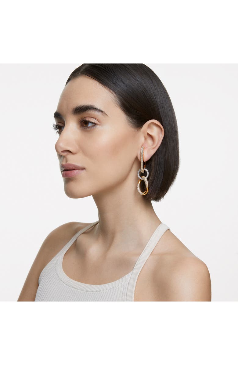 Swarovski Dextera Chain Link Drop Earrings, Alternate, color, 