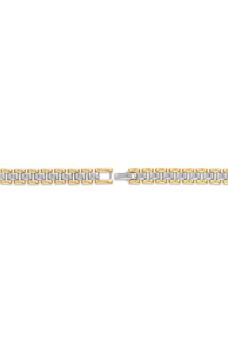 Esquire Two-Tone Diamond Bracelet, Alternate, color, White