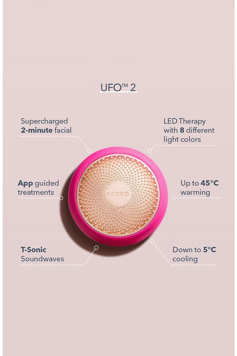 UFO™ 2 Power Mask & Light Therapy Device, Alternate, color, BLACK