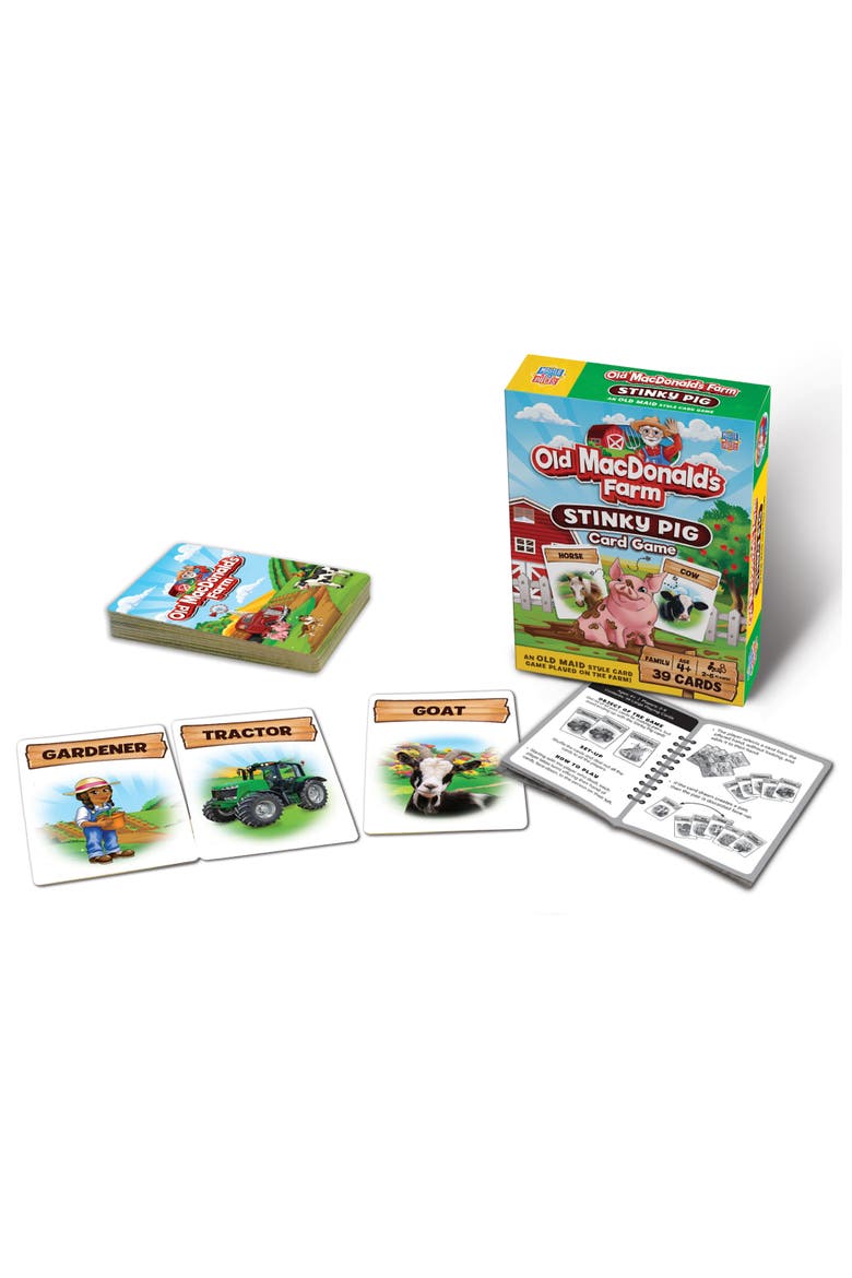 Old MacDonald - Stinky Pig Card Game, Alternate, color, Multicolor