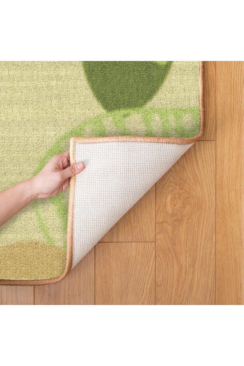 Sense of Place Leaf Carpet - Green - 4' x 6' Rectangle, Alternate, color, Green