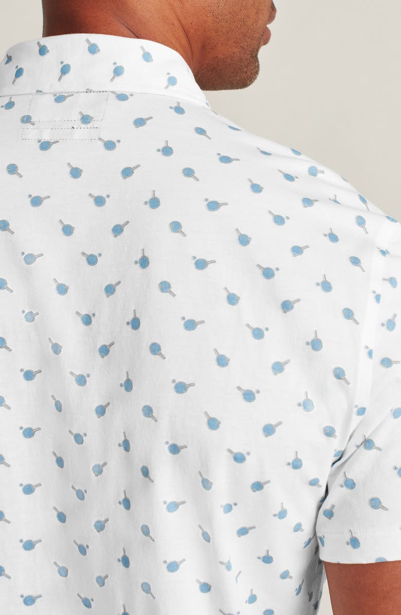 Bonobos Slim Fit Short Sleeve Knit Button-Down Shirt, Alternate, color, 