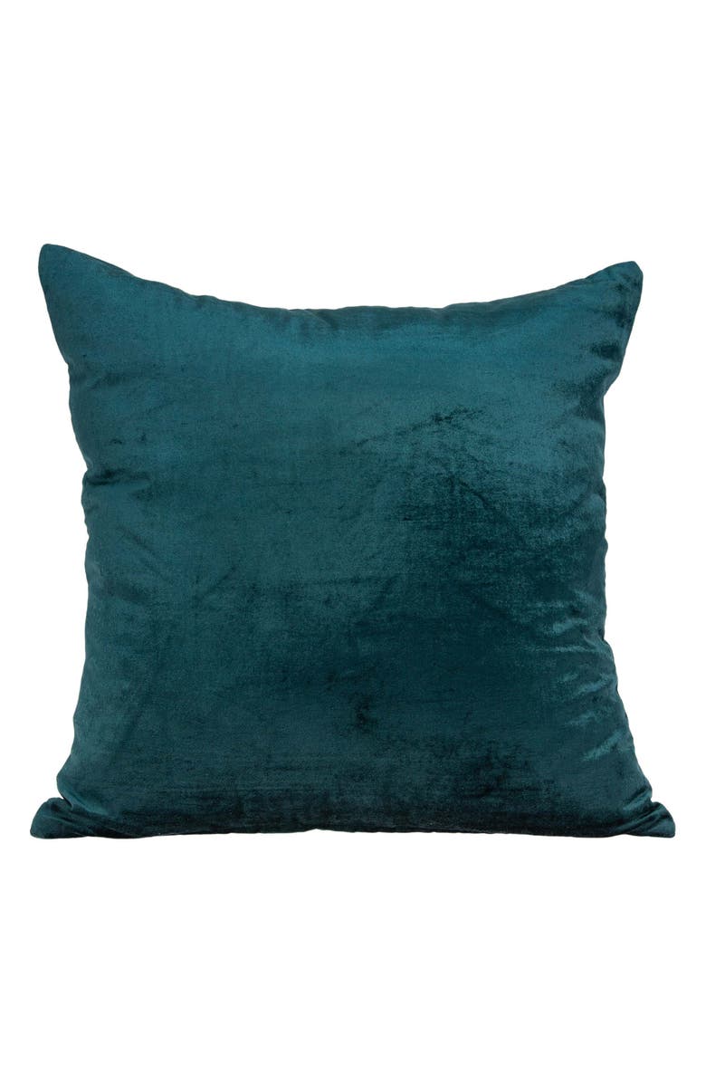 PARKLAND COLLECTION Bento Square Transitional Throw Pillow, Main, color, Teal