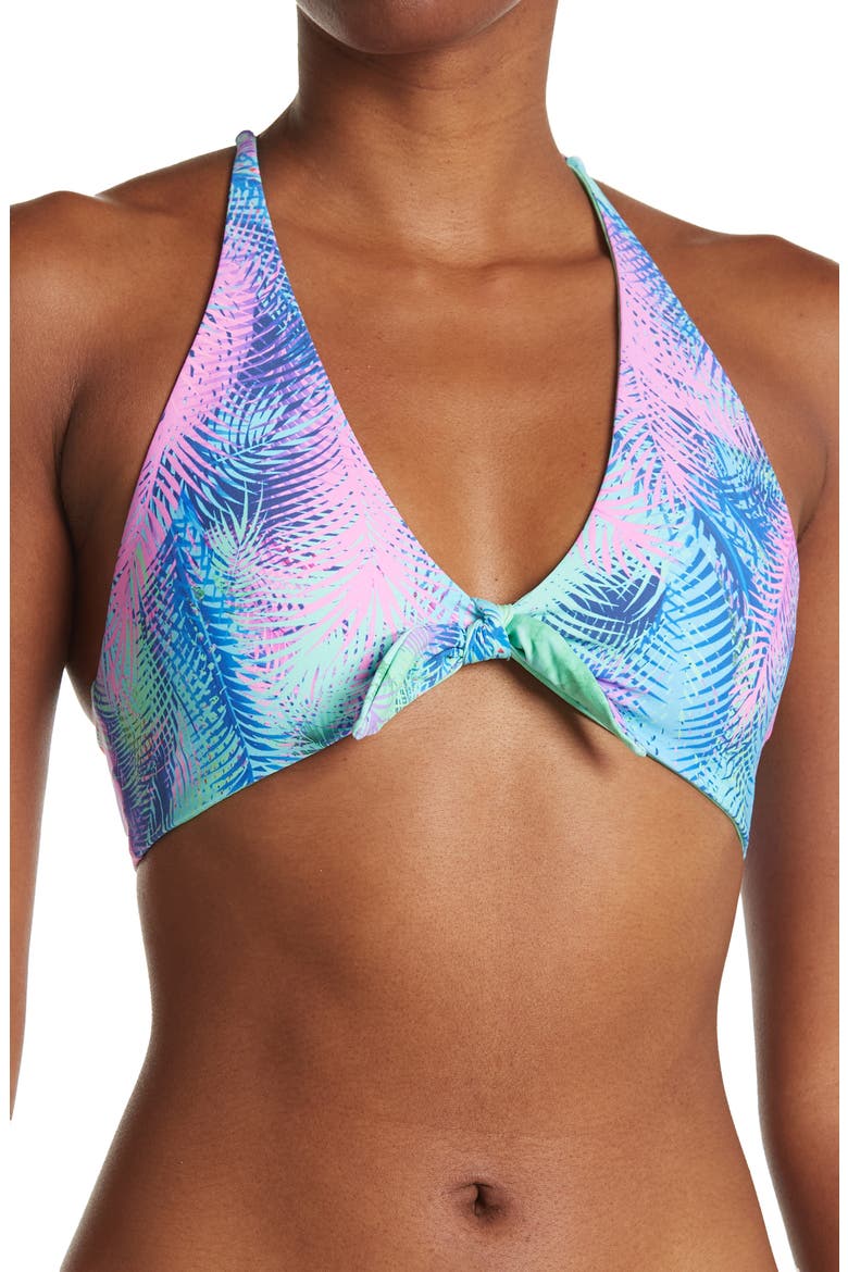 Palmares Esmeralda Reversible Print Bikini Top, Main, color, MULTICOLOR