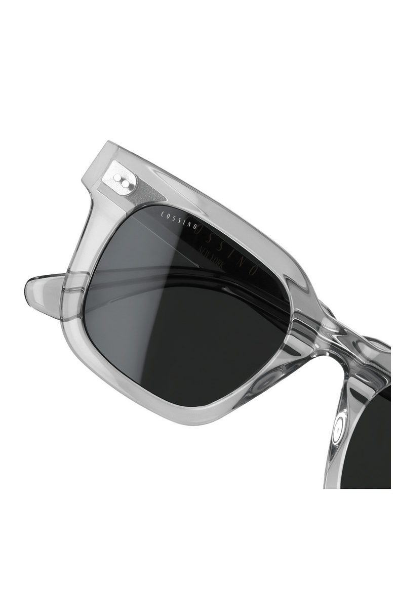 Cuadra 46mm Square Acetate Sunglasses, Alternate, color, Clear