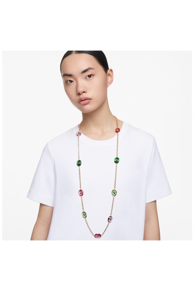 Chroma Crystal Station Necklace, Alternate, color, MULTI-COLORED