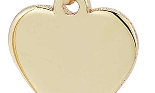 Ember Fine Jewelry Heart Chain Threader Drop Earrings In Gold