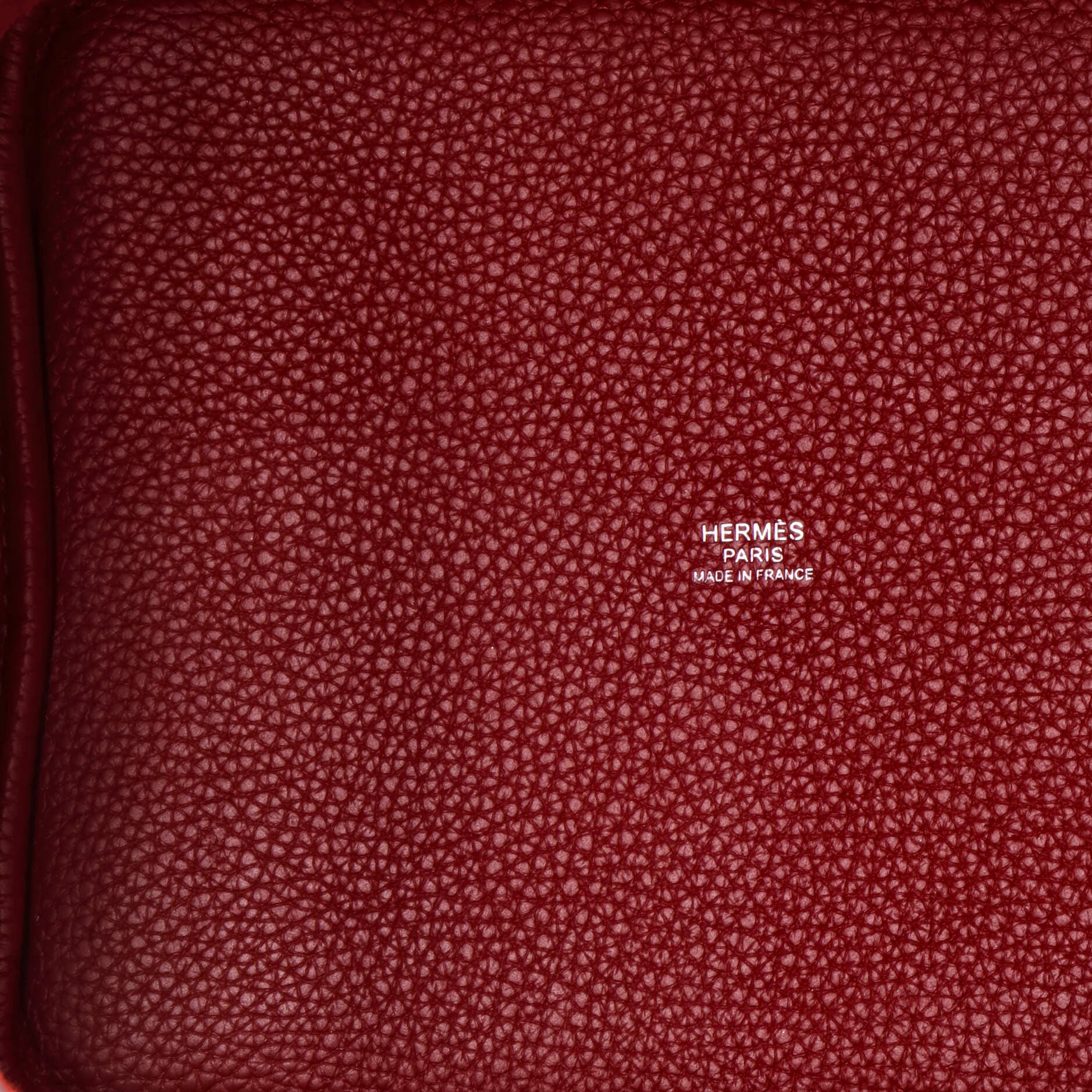 Pre-Owned Hermes Picotin Lock Bag Clemence MM, Alternate, color, Rouge Grenat