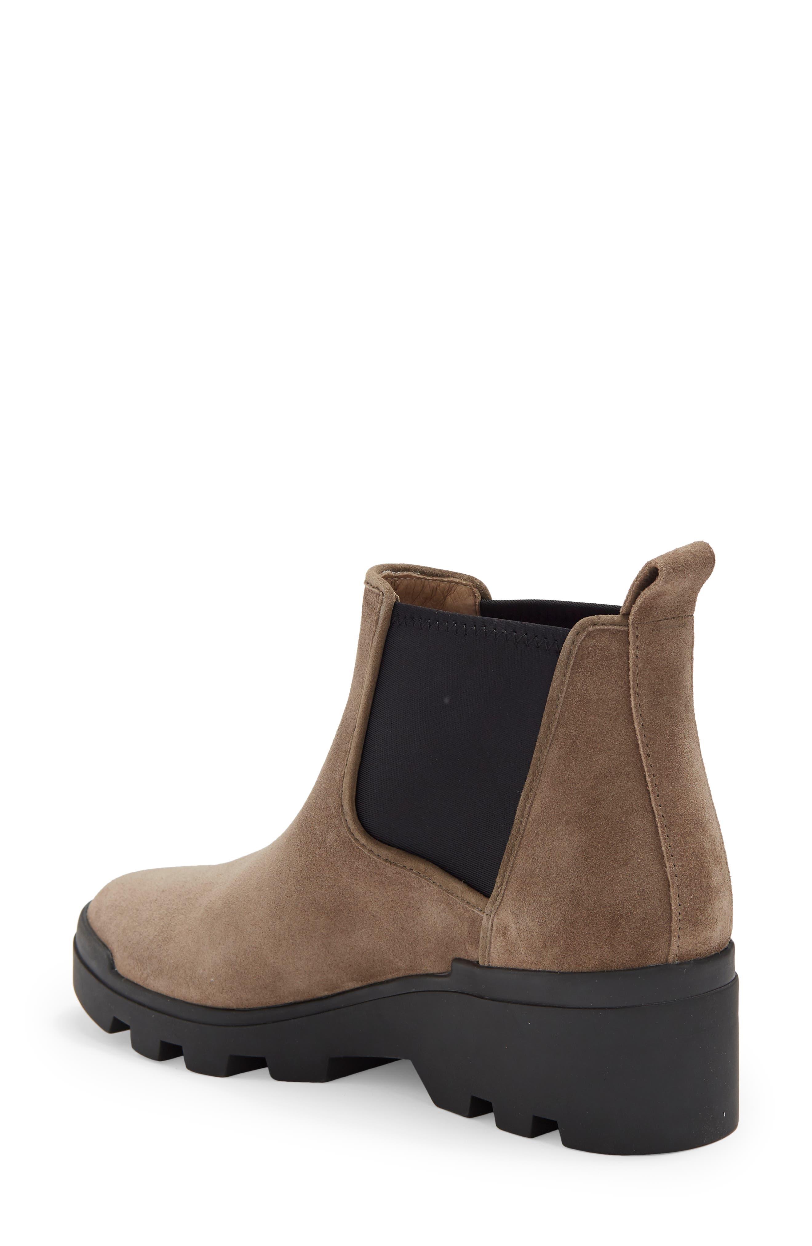 Splash Wedge Chelsea Boot, Alternate, color, MONGOOSE