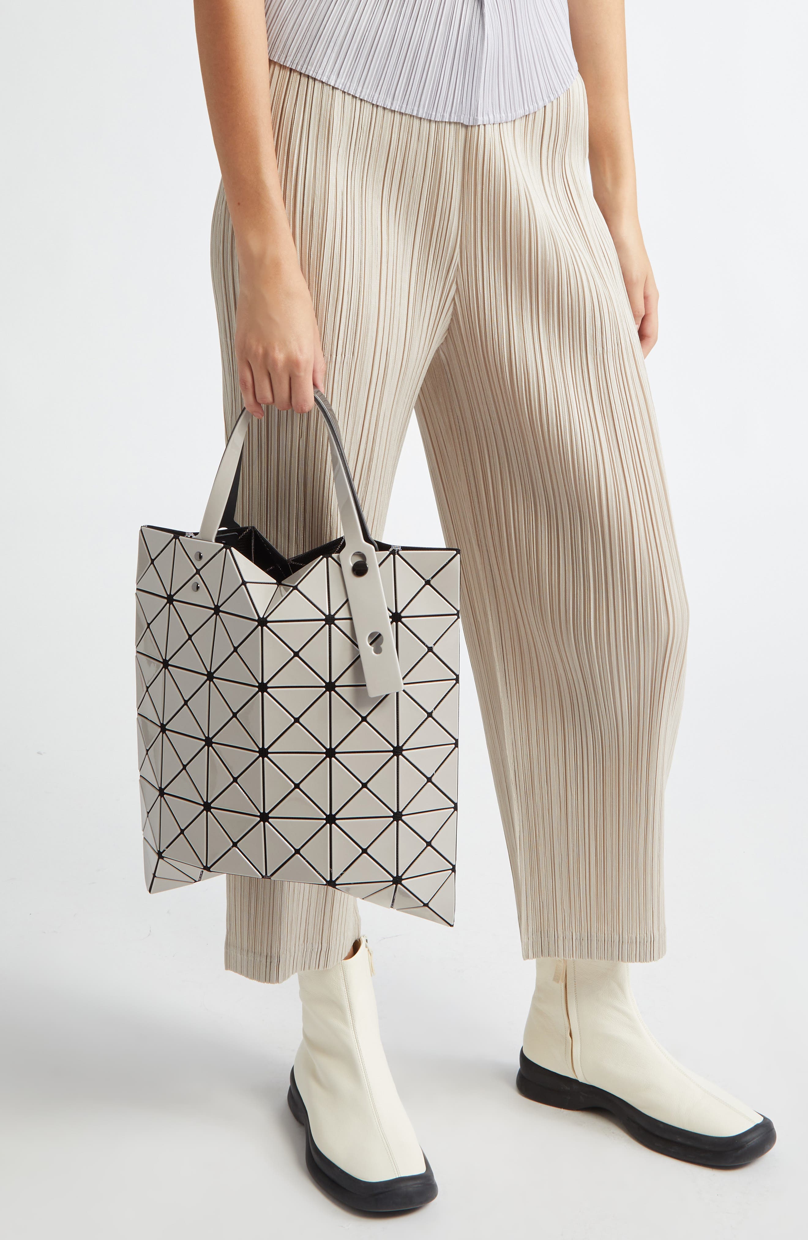 Lucent Colorblock Tote, Alternate, color, KHAKI X LIGHT KHAKI