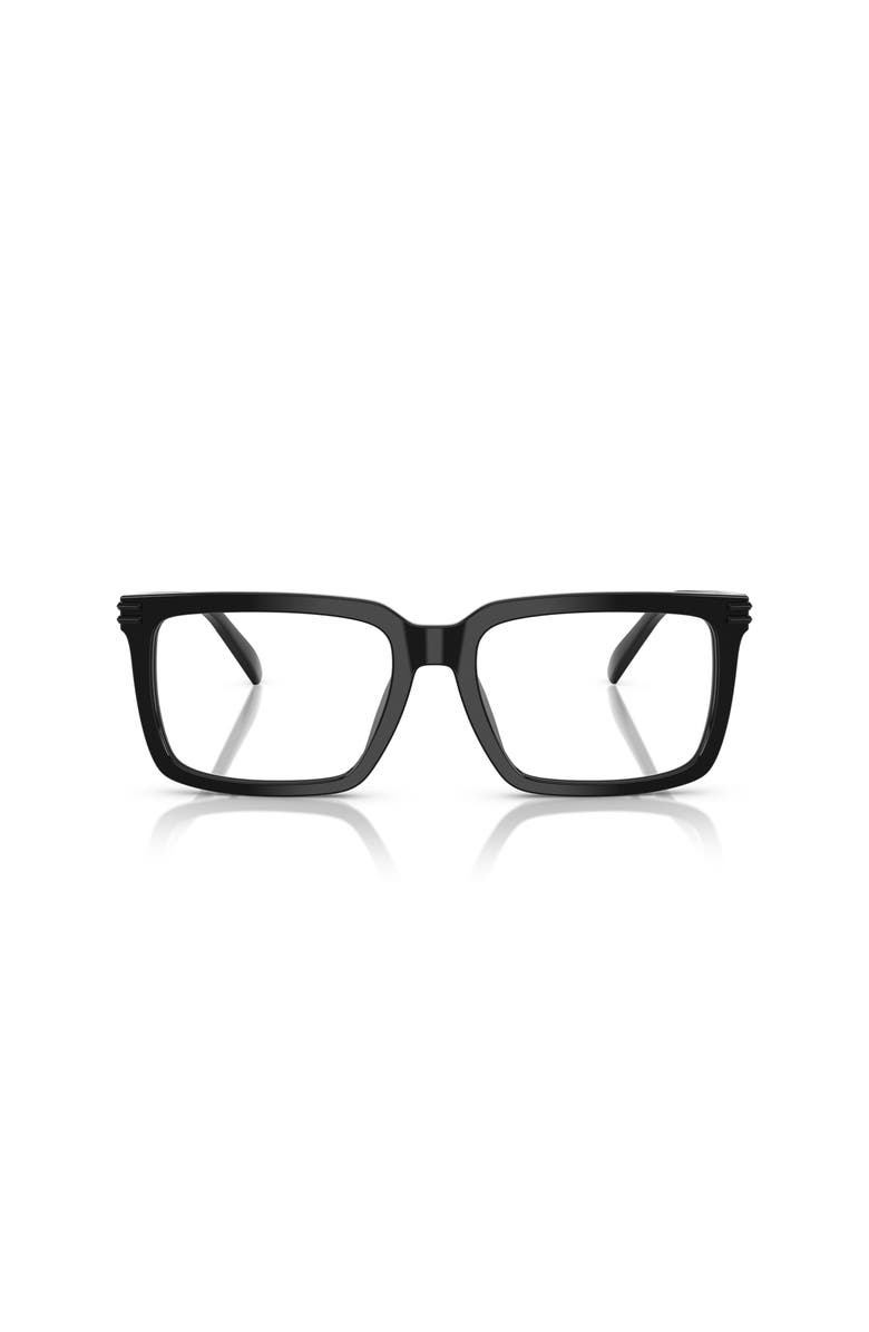 Michael Kors 57mm Square optical glasses, Alternate, color, Black