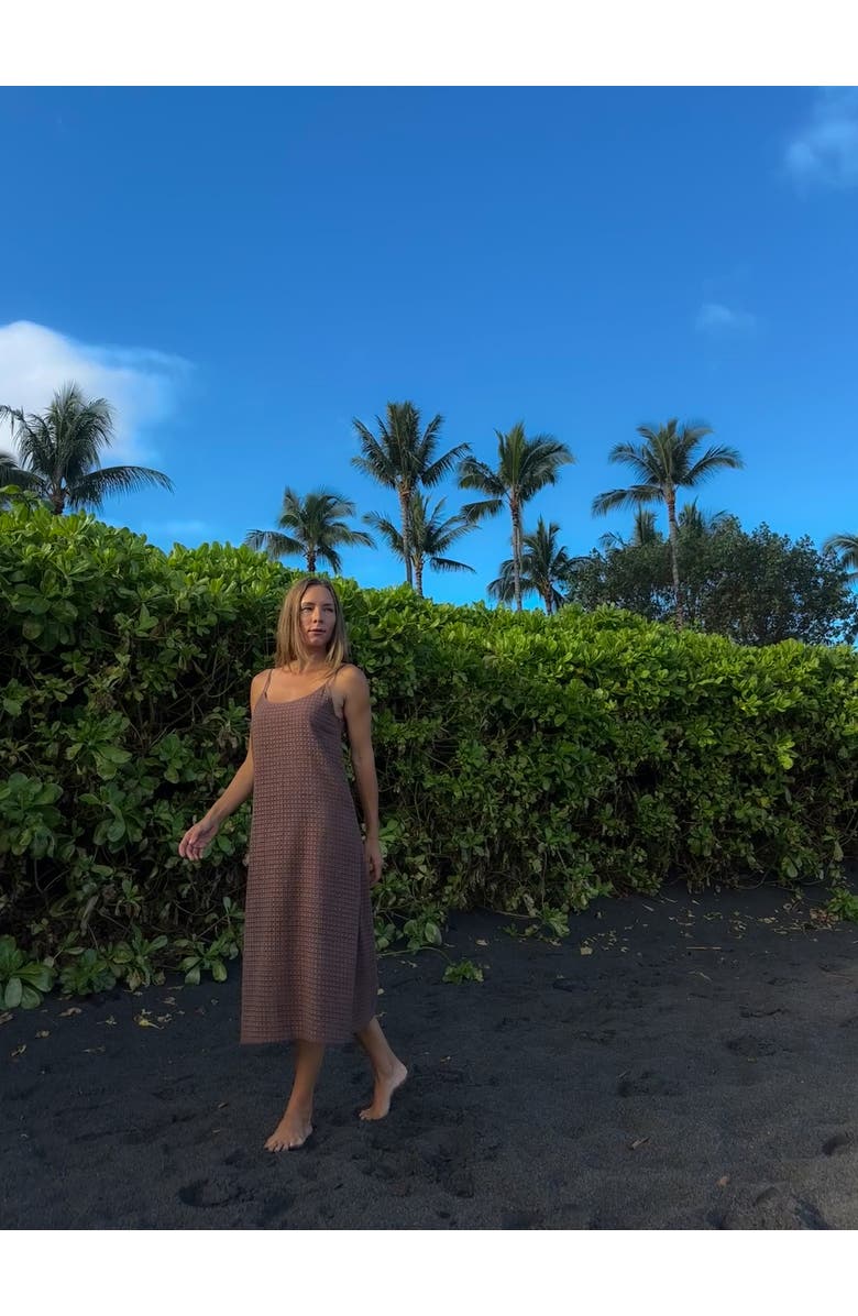 SITANO Figo Tank Dress, Alternate, color, Brown