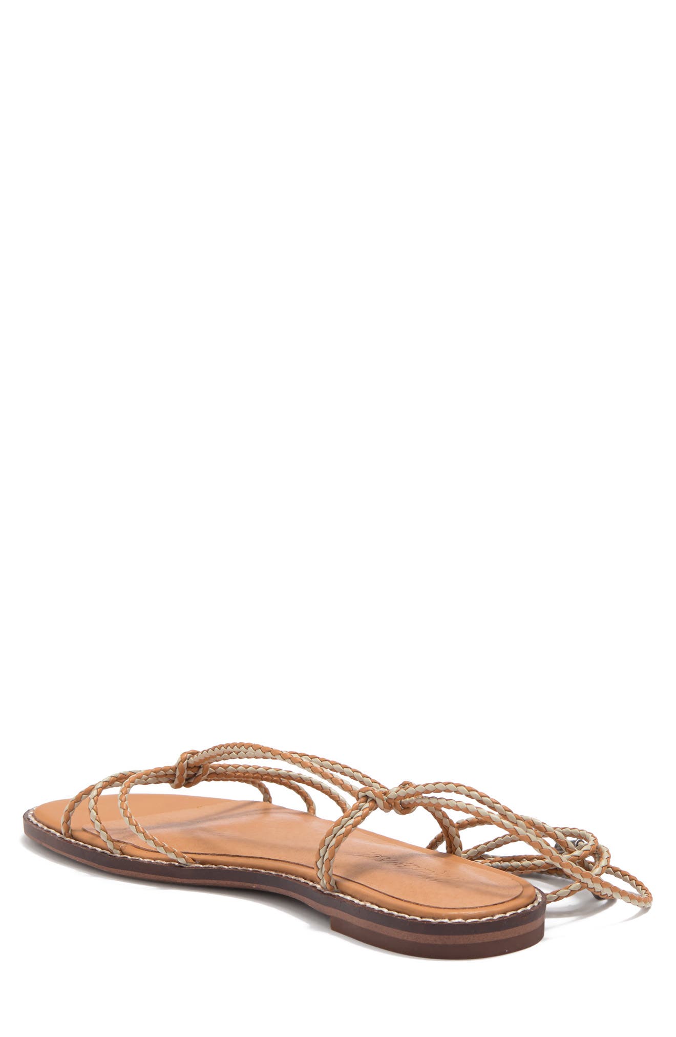 Madewell Braided Lace-up Sandal, Alternate, color, 