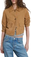 MANGO Suede Jacket